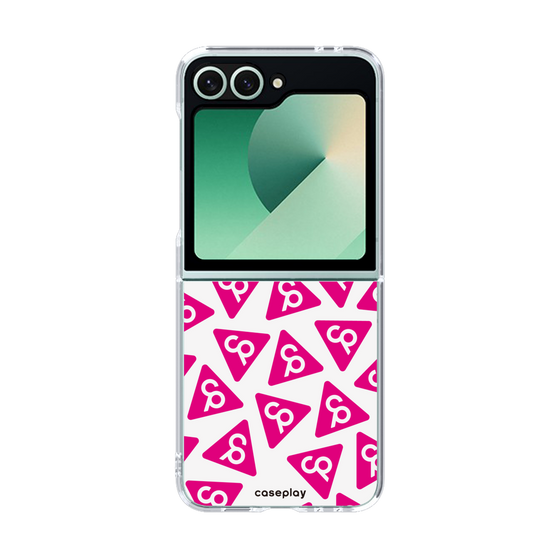 Clear Case［ オリジナル - CASEPLAYロゴマーク - ピンク ］