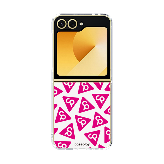 Clear Case［ オリジナル - CASEPLAYロゴマーク - ピンク ］