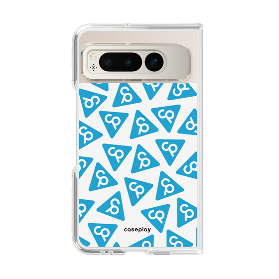 Clear Case［ Original - CASEPLAY Logo Mark - Light Blue ］