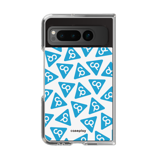 Clear Case［ Original - CASEPLAY Logo Mark - Light Blue ］