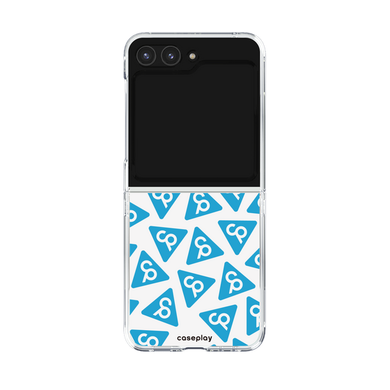 Clear Case［ Original - CASEPLAY Logo Mark - Light Blue ］