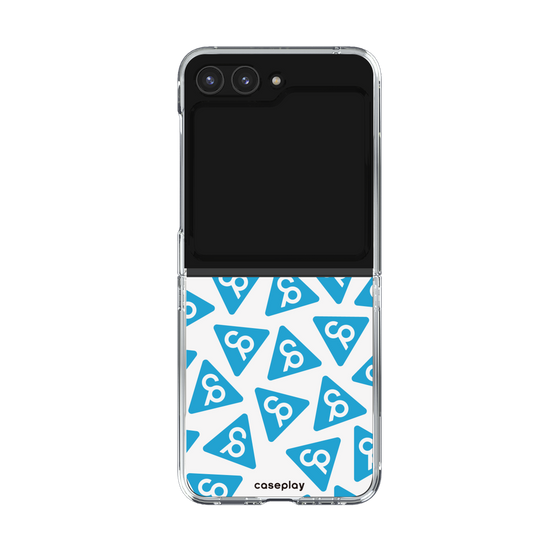 Clear Case［ Original - CASEPLAY Logo Mark - Light Blue ］