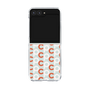 Clear Case［ Original - CASEPLAY Initial All-over Pattern - Orange ］
