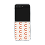 Clear Case［ Original - CASEPLAY Initial All-over Pattern - Orange ］