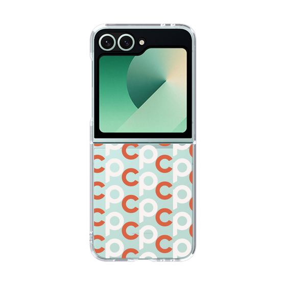 Clear Case［ オリジナル - CASEPLAYイニシャル総柄 - Orange ］