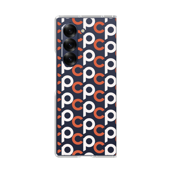 Clear Case［ オリジナル - CASEPLAYイニシャル総柄 - Orange ］