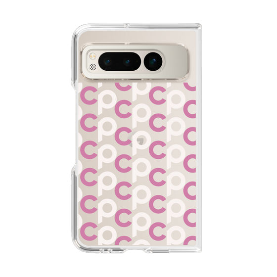 Clear Case［ Original - CASEPLAY Initial All-over Pattern - Pink ］