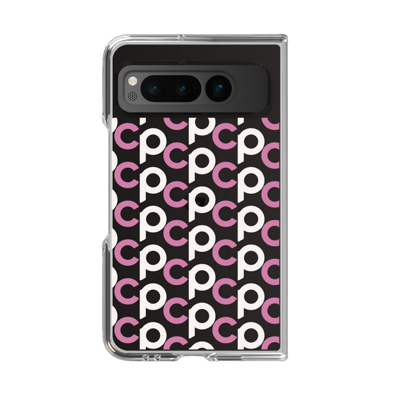 Clear Case［ Original - CASEPLAY Initial All-over Pattern - Pink ］