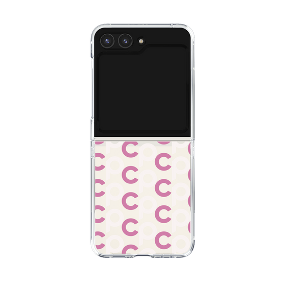 Clear Case［ Original - CASEPLAY Initial All-over Pattern - Pink ］