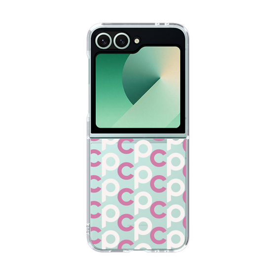 Clear Case［ オリジナル - CASEPLAYイニシャル総柄 - ピンク ］