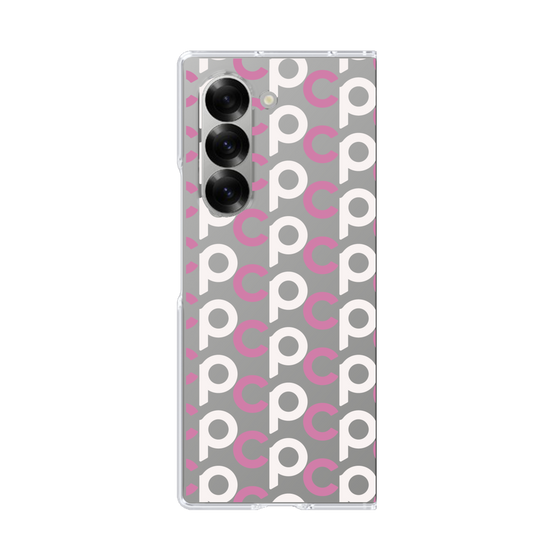 Clear Case［ オリジナル - CASEPLAYイニシャル総柄 - ピンク ］
