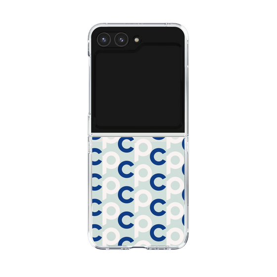 Clear Case［ Original - CASEPLAY Initial All-over Pattern - Navy ］
