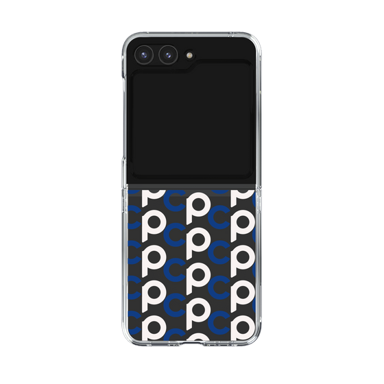 Clear Case［ Original - CASEPLAY Initial All-over Pattern - Navy ］
