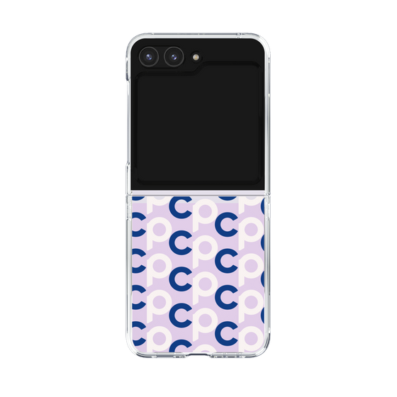 Clear Case［ Original - CASEPLAY Initial All-over Pattern - Navy ］