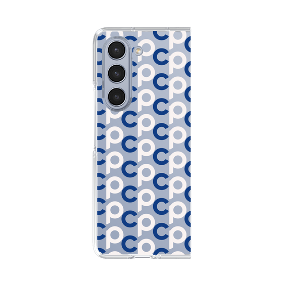 Clear Case［ Original - CASEPLAY Initial All-over Pattern - Navy ］