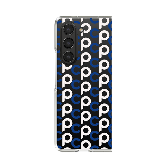 Clear Case［ Original - CASEPLAY Initial All-over Pattern - Navy ］