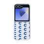 Clear Case［ オリジナル - CASEPLAYイニシャル総柄 - ネイビー ］