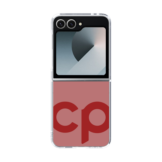 Clear Case［ オリジナル - CASEPLAYイニシャル - レッド ］