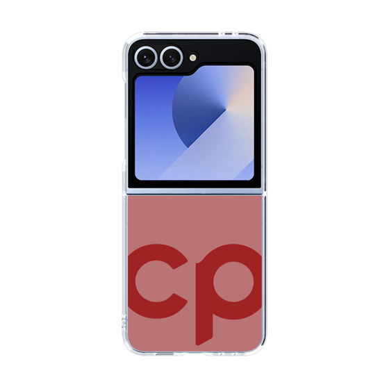 Clear Case［ オリジナル - CASEPLAYイニシャル - レッド ］
