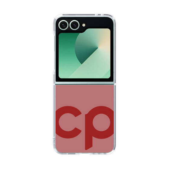 Clear Case［ オリジナル - CASEPLAYイニシャル - レッド ］