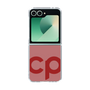 Clear Case［ オリジナル - CASEPLAYイニシャル - レッド ］