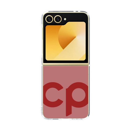 Clear Case［ オリジナル - CASEPLAYイニシャル - レッド ］