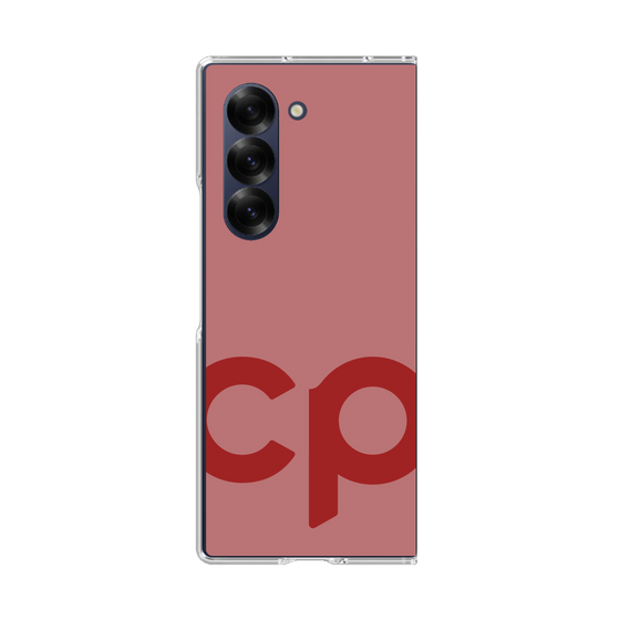 Clear Case［ オリジナル - CASEPLAYイニシャル - レッド ］