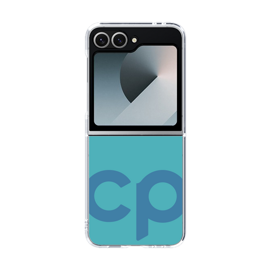 Clear Case［ オリジナル - CASEPLAYイニシャル - ライトブルー ］