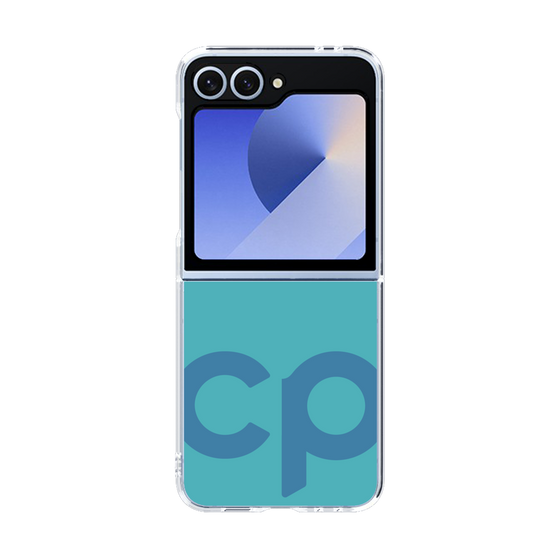 Clear Case［ オリジナル - CASEPLAYイニシャル - ライトブルー ］