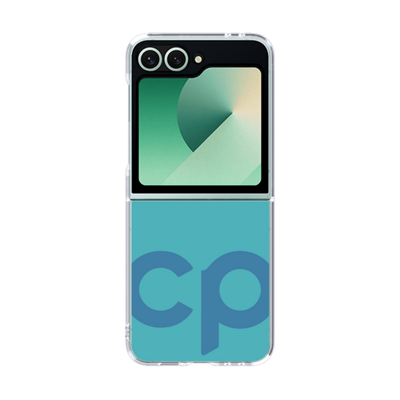 Clear Case［ オリジナル - CASEPLAYイニシャル - ライトブルー ］