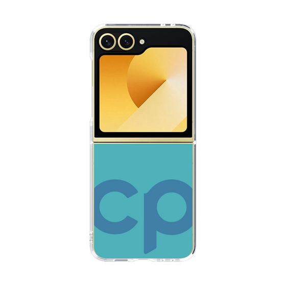 Clear Case［ オリジナル - CASEPLAYイニシャル - ライトブルー ］