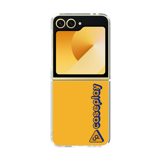 Clear Case［ オリジナル - CASEPLAYロゴタイプ - Orange ］
