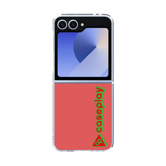Clear Case［ オリジナル - CASEPLAYロゴタイプ - レッド ］