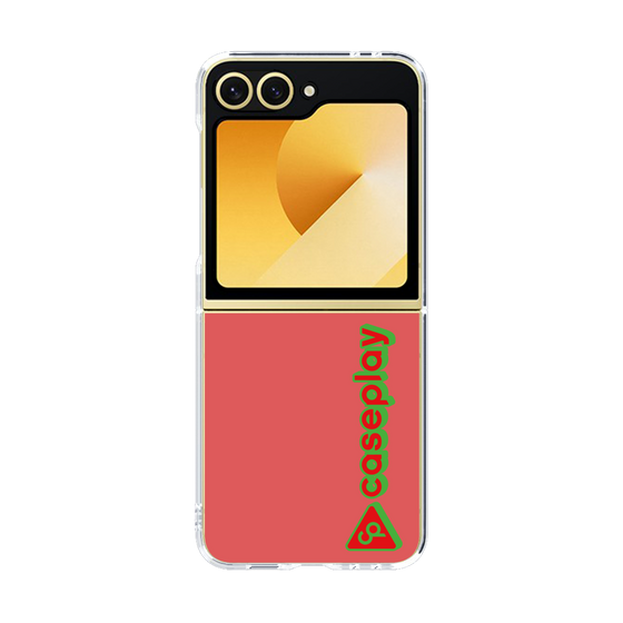 Clear Case［ オリジナル - CASEPLAYロゴタイプ - レッド ］