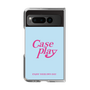 Clear Case［ Original - ENJOY YOUR OWN DAY - Light Blue ］