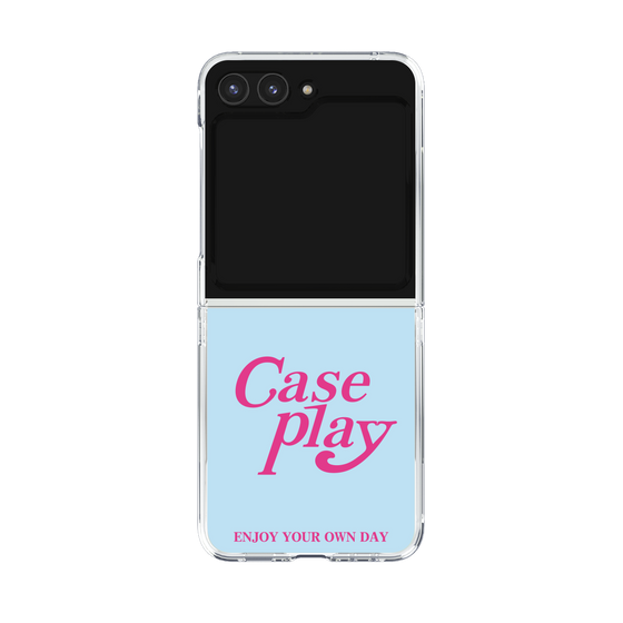 Clear Case［ Original - ENJOY YOUR OWN DAY - Light Blue ］