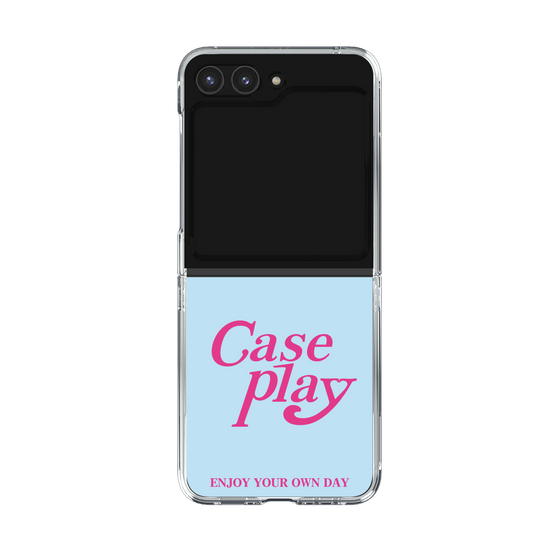 Clear Case［ Original - ENJOY YOUR OWN DAY - Light Blue ］