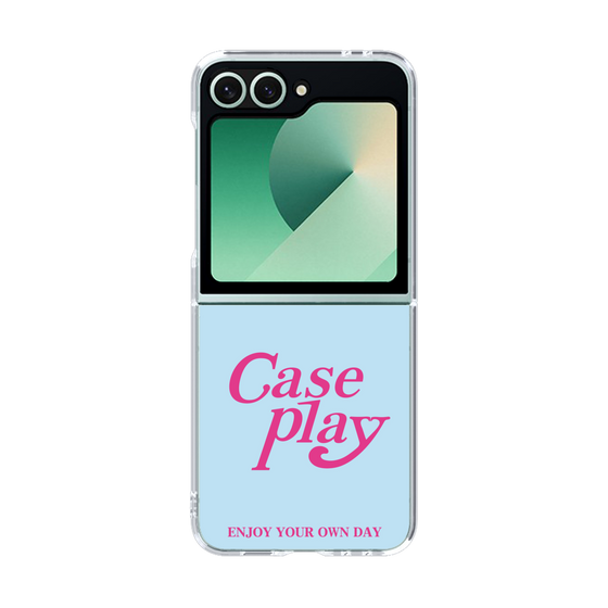 Clear Case［ オリジナル - ENJOY YOUR OWN DAY - ライトブルー ］