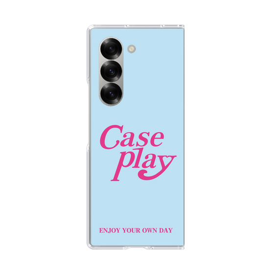 Clear Case［ オリジナル - ENJOY YOUR OWN DAY - ライトブルー ］