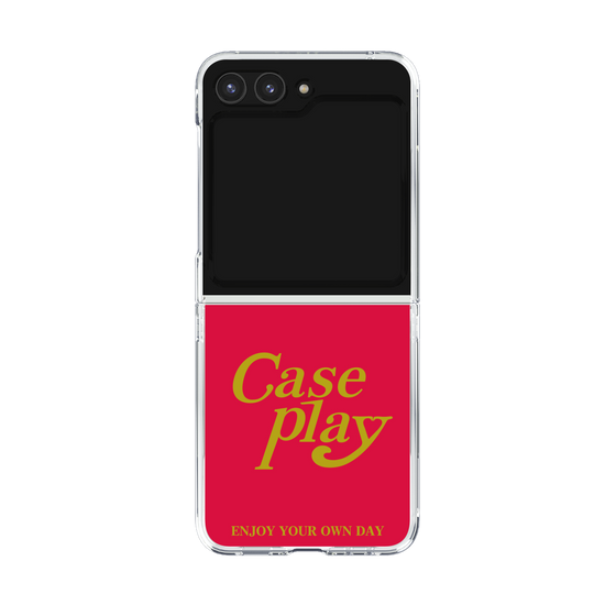 Clear Case［ Original - ENJOY YOUR OWN DAY - Red ］