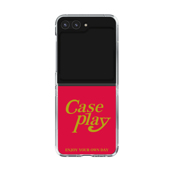 Clear Case［ Original - ENJOY YOUR OWN DAY - Red ］