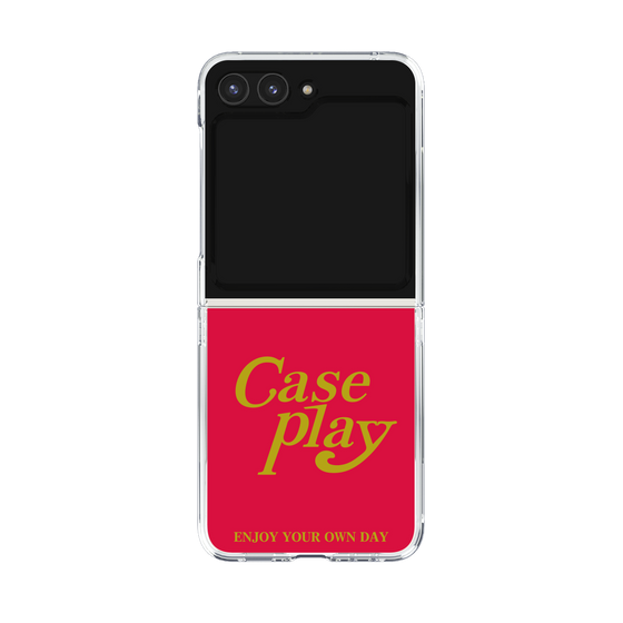 Clear Case［ Original - ENJOY YOUR OWN DAY - Red ］