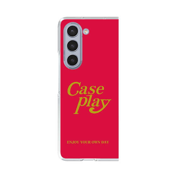 Clear Case［ Original - ENJOY YOUR OWN DAY - Red ］