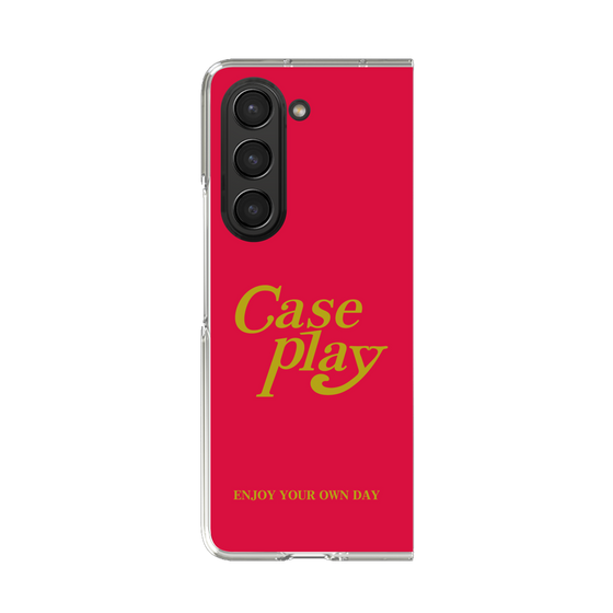Clear Case［ Original - ENJOY YOUR OWN DAY - Red ］