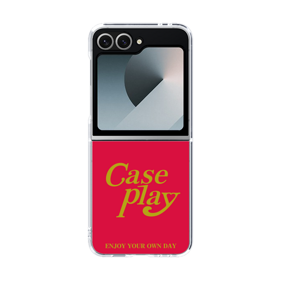 Clear Case［ オリジナル - ENJOY YOUR OWN DAY - レッド ］