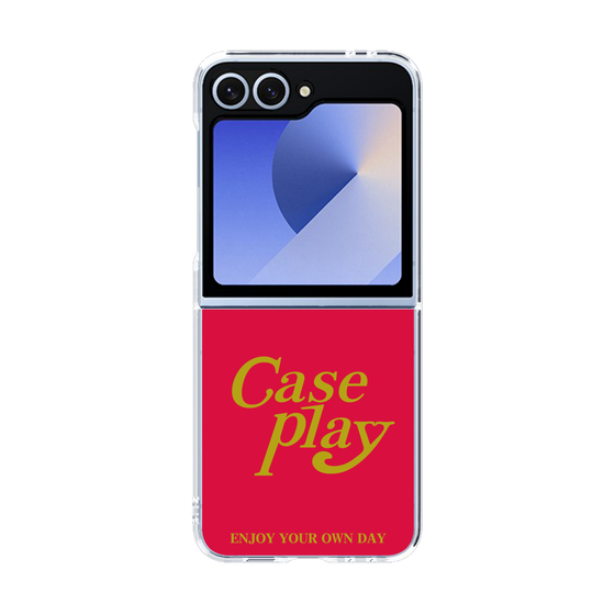 Clear Case［ オリジナル - ENJOY YOUR OWN DAY - レッド ］