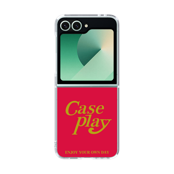 Clear Case［ オリジナル - ENJOY YOUR OWN DAY - レッド ］