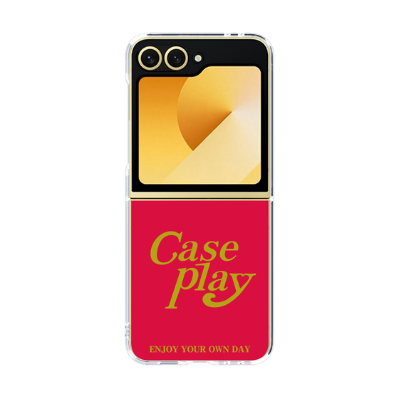 Clear Case［ オリジナル - ENJOY YOUR OWN DAY - レッド ］