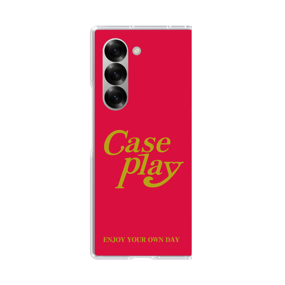 Clear Case［ オリジナル - ENJOY YOUR OWN DAY - レッド ］