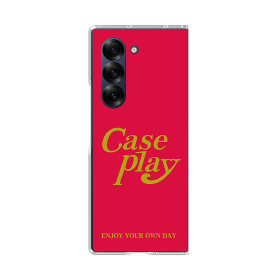 Clear Case［ オリジナル - ENJOY YOUR OWN DAY - レッド ］